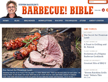 Tablet Screenshot of barbecuebible.com
